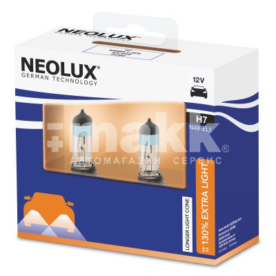 Автолампа H7 12V 55W NEOLUX N499EL1-2SCB PX26d (box 2шт.)