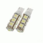 Автолампа в подсветку (красный) 12V 21W б/ц (неон)  Т20  15 диодов (габариты , стоп) 