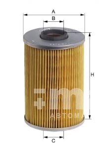 Фильтр масляный Hengst E128H D24 (HU 930/3 x) BMW, FORD, GENERAL MOTORS