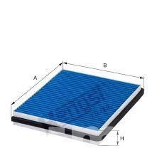 Фильтр салонный Hengst E2962LB (FP 2442) Chevrolet Aveo, Cruze Opel противоаллергенное биопокрытие