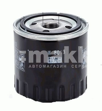 Фильтр масляный MANN W 8013 (OP 642/3) NISSAN Navara (D40), Pathfinder, Infiniti EX, FX, QX50