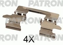 Комплект монтажный для тормозных колодок NISSAN Juke 10- SUZUKI GRAND VITARA 09- PSRK1331 PATRON