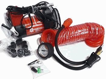 Компрессор 50л/мин 280W 10Атм 12V шланг с переходником Агрессор AGR-50