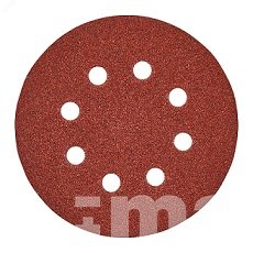 Абразив на пластиковой основе SMOOLAD 1000Р 125мм 8отв (красный) Р1000-125-8-R