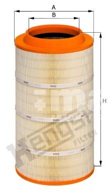 Фильтр воздушный Hengst E603L (C 27 1320/3) AGCO, MERCEDES-BENZ, RENAULT, основной, вторичный E719LS