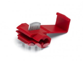 Зажим для врезки в провод (гильотина красн.) 0,25-1,00 мм2