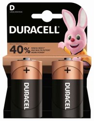 Батарейка D/LR20 DURACELL  (2 шт/бл)