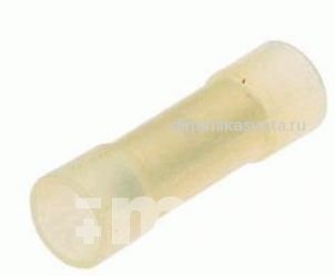 Гильза соединительная изолированная КВТ ГСИ(н)6,0 (медь,нейлон желтый) (ПЭ10/500)