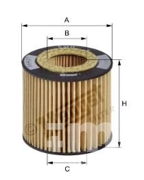 Фильтр масляный Hengst E37H D84 (HU 710 X) Skoda Fabia; VW Polo
