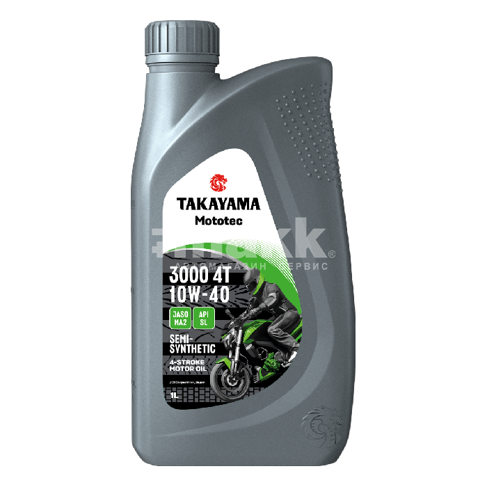 Масло моторное TAKAYAMA 4T Mototec 3000 10W40 п/синт. API SL JASO