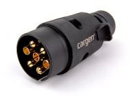 Вилка для подключения автомобильного прицепа 7 контактов (винтовая сборка).