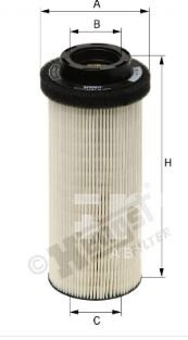 Фильтр топливный Hengst E82KP D36 (PU 966/1 X) DAF CF75, CF85, XF105