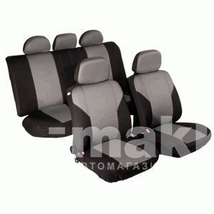 Чехлы SENATOR Жаккард Maine, 11 пр. карм 6 мол серый (М)