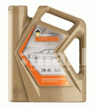 Масло моторное Rosneft Maximum  5W40 п/синт. API SG/CD  5л