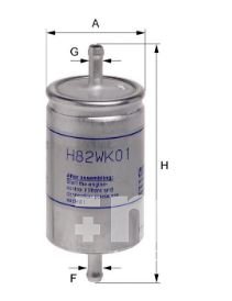 Фильтр топливный Hengst H82WK01 (WK 613) Ford Maverick 2.4 96-98, Nissan Almera1.4-2.0, HAVAL JOLION