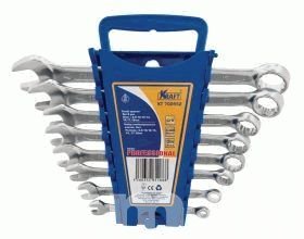 Набор ключей комбинированных 8 шт: 6,8,10,12,13,14,17,19 мм (пластик. держатель) Кraft 700552