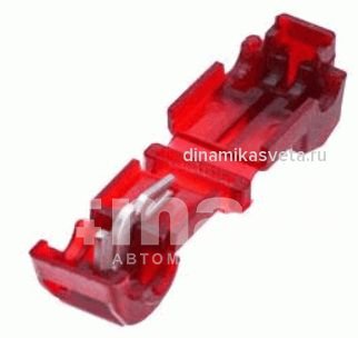 Ответвитель Т-образный КВТ ОВ-Т1 (латунь,нейлон красный) (ПЭ10/500)