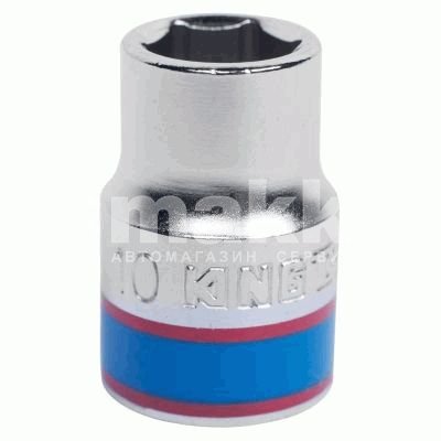 Головка торцевая стандартная шестигранная 3/8", 10 мм King Tony 333510M