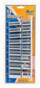 Набор головок торцевых 1/2" Dr Высокие 9шт. 10-22 мм Кraft 700313