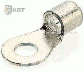 Наконечник кольцевой под пайку КВТ ПМ2,5-6 (медь) (ПЭ10/500)