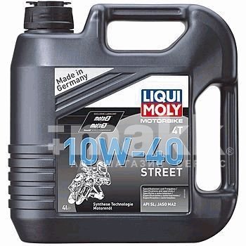 Масло моторное LIQUI MOLY Motorbike 4T Street 10W40 п/синт 4л 