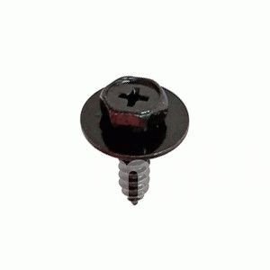 Саморез 10*20 с прессшайбой D5,5*18 черный С04