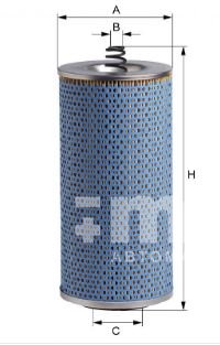 Фильтр масляный Hengst E251H D11 (H 12 110/2 x) CASE, FORD, GENERAL MOTORS, GMC, LIEBHERR, MAN