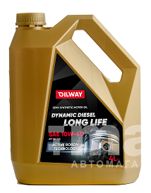 Масло моторное Oilway Dynamic Hi Tech Long Life 10W40 полусинтетическое 4л