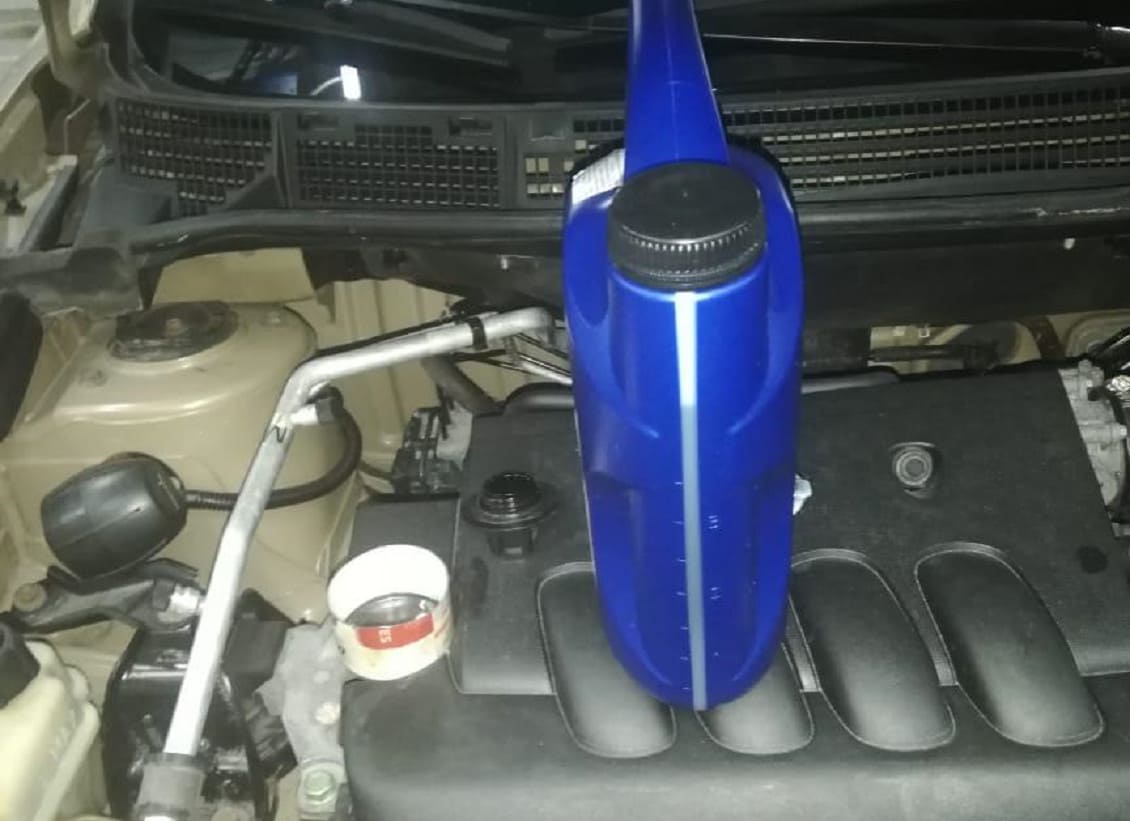 Замена моторного масла NISSAN QASHQAI