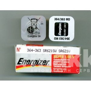 Батарейка 364/363 Energizer Silver Oxide  (10шт/кор) цена за кор.