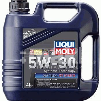 Масло моторное LIQUI MOLY Optimal HT Synth 5W30 синт. API SP/CF ACEA A3/B4 4л