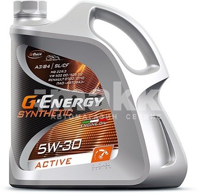 Масло моторное G-Energy Synthetic Active 5W30 синт. API SL/CF ACEA A3/B4 4л