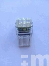 Автолампа W21W 12V  б/ц (неон) Т20 15 диода белый светодиодная