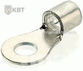 Наконечник кольцевой под пайку КВТ ПМ2,5-4 (медь) (ПЭ10/500)