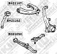 Сайлентблок Toyota Mark II, Cresta, Chaser #X9# передн.верхн.рыч. BH21147 JIKIU   ( 4шт. на авто)