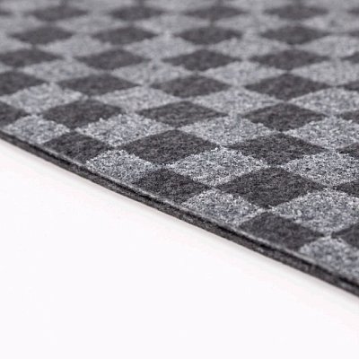 Коврики влаговпитывающие AUTOPROFI комплект 4 шт., клетка серый WET-3850s GY