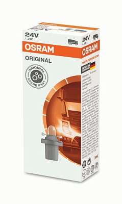 Автолампа BAX 24V 1.2W 2741MF8 OSRAM B8,5d