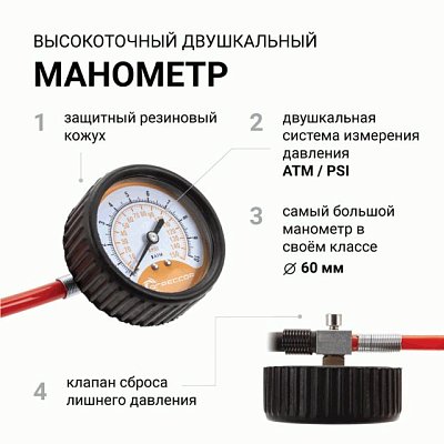 Компрессор 160л/мин 600W 10 Атм 12V шланг с переходником Агрессор AGR-160