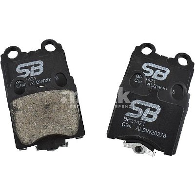 Колодки тормозные дисковые задние BP21421 SB NAGAMOCHI