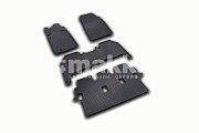 Коврики салона Novline модель TOYOTA Land Cruiser 200 11/07-12 черный (к-т 4 шт) NLC.48.17.210k