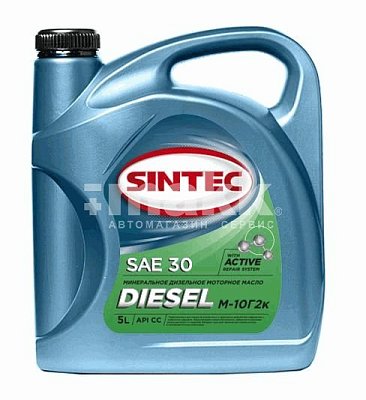 Масло моторное SINTEC Дизель М10Г2К SAE 30 API CC 5л 