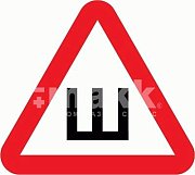 Знак "Ш" треуг. (200*200) наружная кайма 20мм A-STICKER