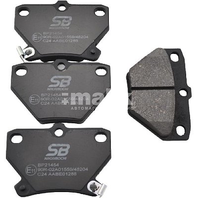 Колодки тормозные дисковые задние BP21454 SB NAGAMOCHI