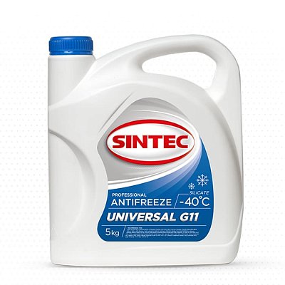 Антифриз  Sintec Universal (-40) 5кг G11 (синий)