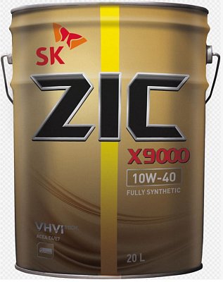 Масло моторное ZIC X9 5W40 синт  API SP 20л