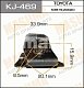 Клипса пластм. крепежная KJ-469 Masuma