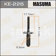 Клипса пластм. крепежная KE-226 Европа Masuma