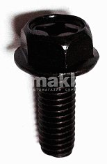 Болт М 6*16 с прессшайбой В02 под 10 ключ и крестовую отвертку (чёрный) В02