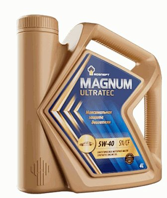 Масло моторное Rosneft Magnum Ultratec  5W40 синт. API SN/CF ACEA A3/B4  4л
