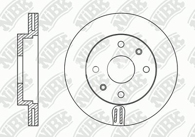 Диск тормозной передний RN1370 NIBK (2шт)